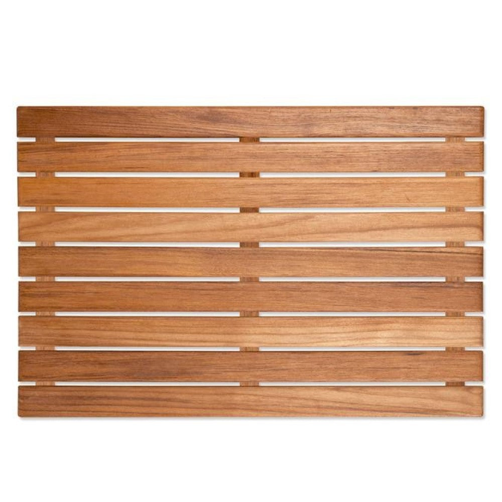 20" Premium Teak Shower Bath Mat-1