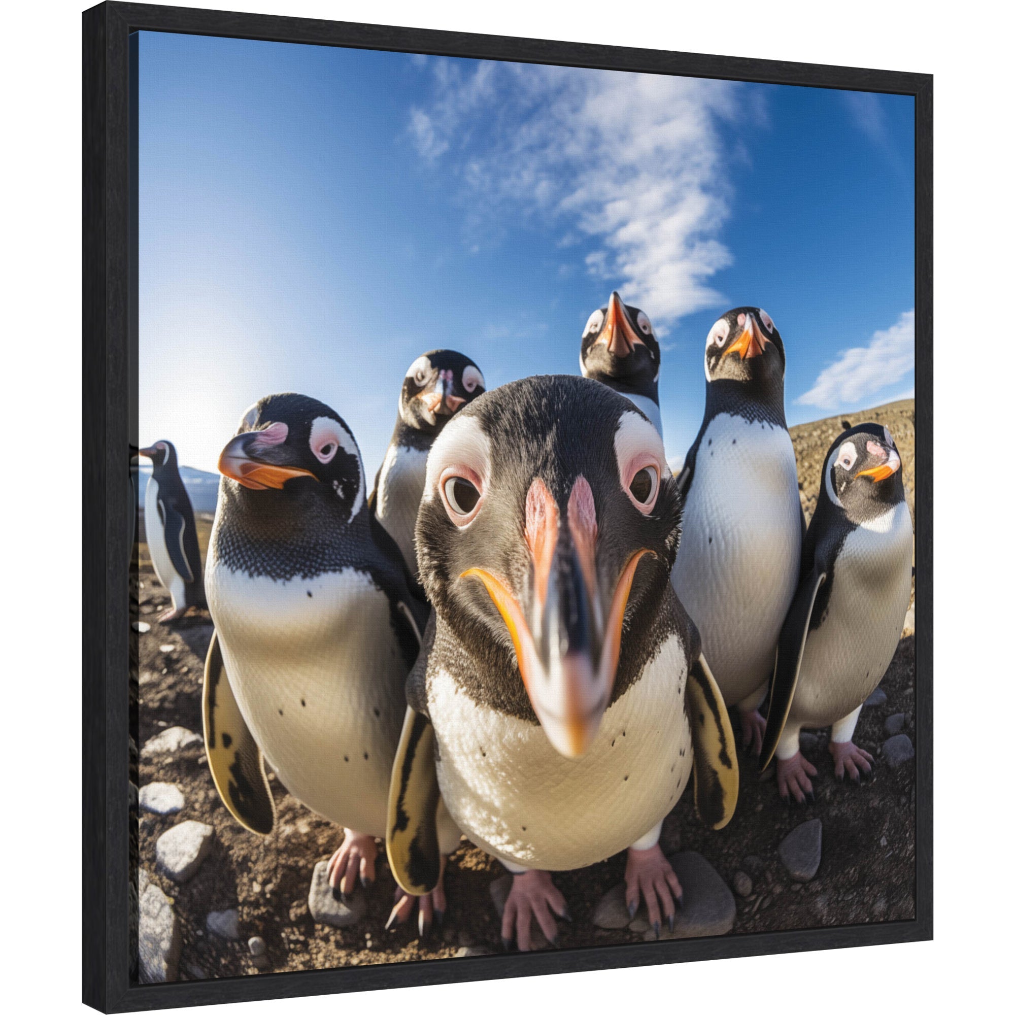 Funny Penguin Selfie by The Creative Bunch Studio