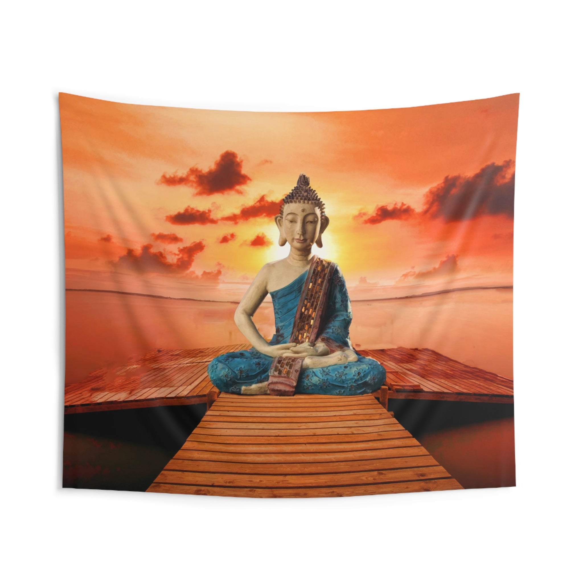 Sunrise Buddha Tapestry-1