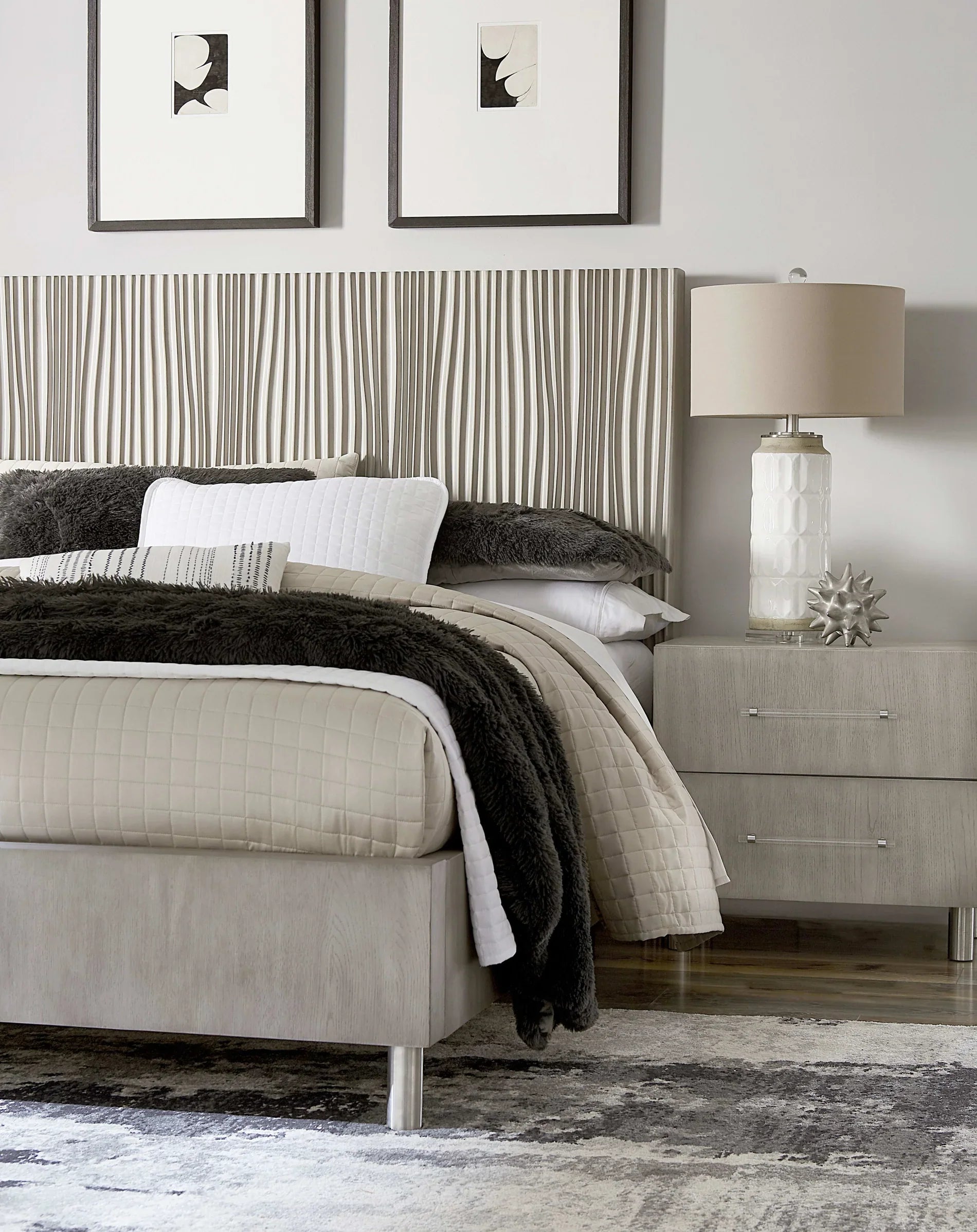 Minerva Modern Platform Bed