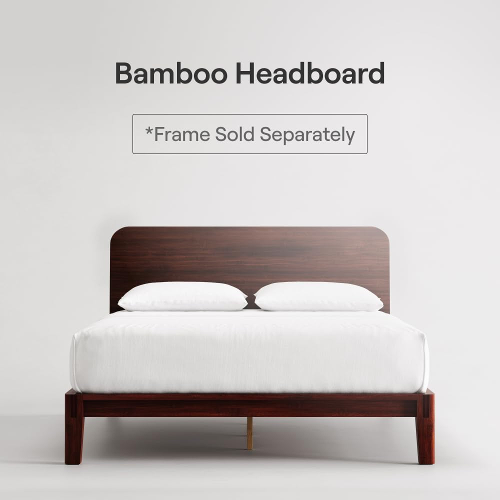 Bamboo Twin Headboard Easy Setup Durable Contemporary Design