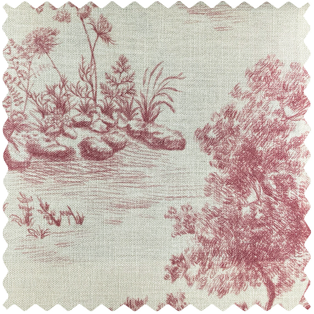 Daphne French Country Style Toile Curtains