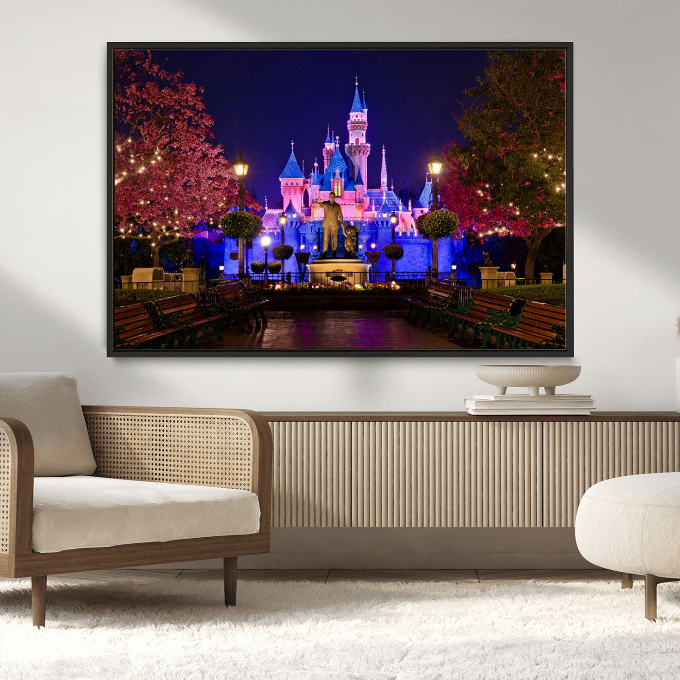 Castle Large Wall Art Disney Magic Kingdom Kids Room Decor -