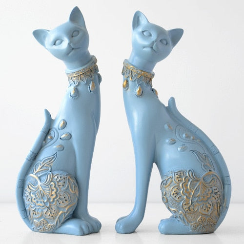 Figurine Decorative Resin Cat statue-6