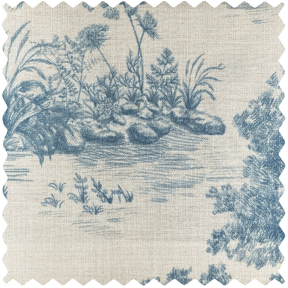 Daphne French Country Style Toile Curtains