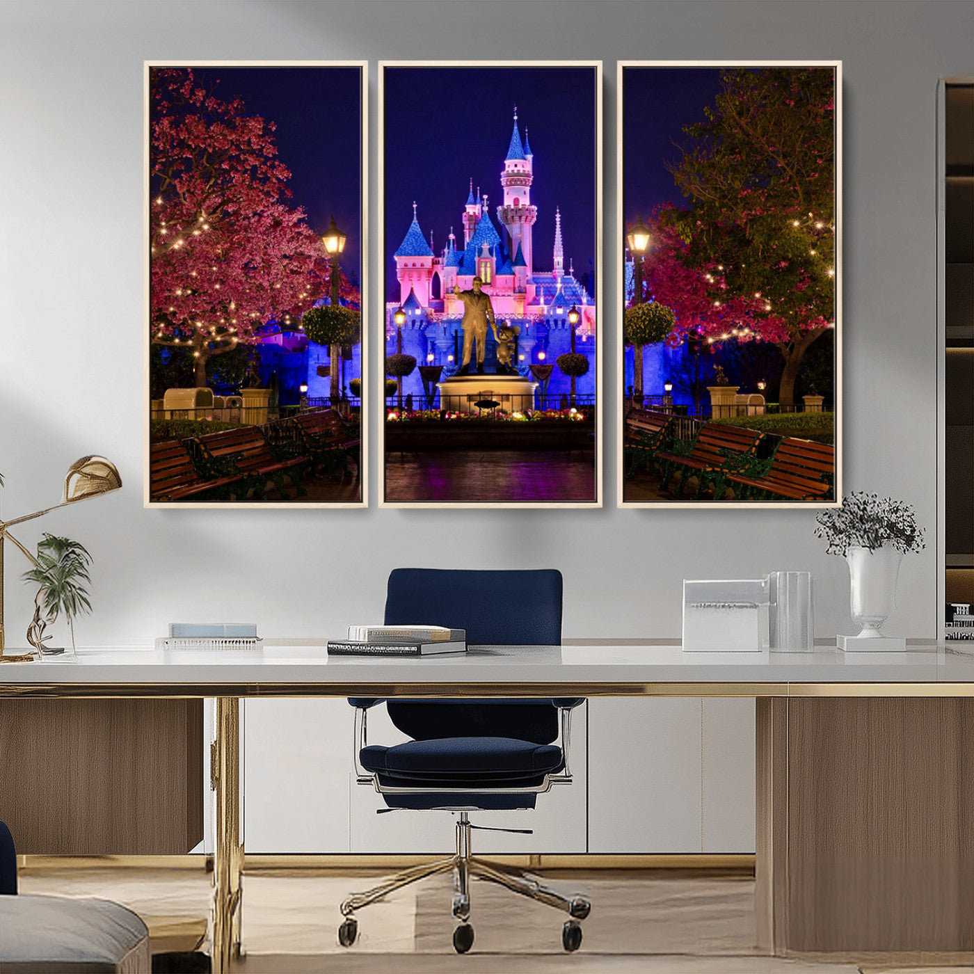 Castle Large Wall Art Disney Magic Kingdom Kids Room Decor -