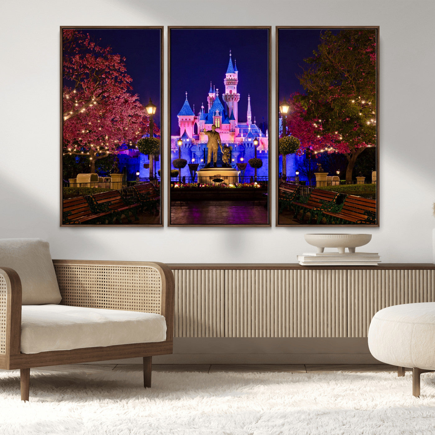 Castle Large Wall Art Disney Magic Kingdom Kids Room Decor -