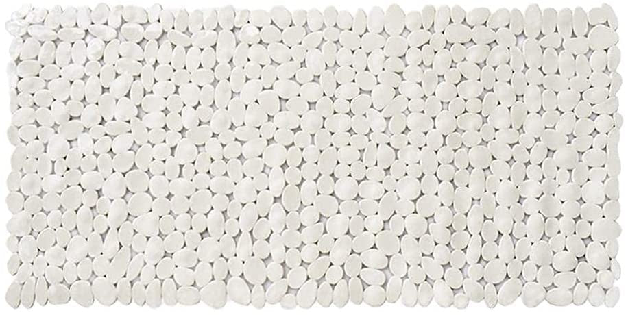 White Spa Pebbles Bathtub Mat-1