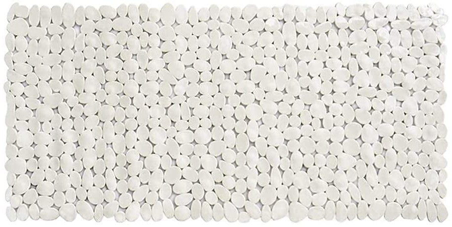 White Spa Pebbles Bathtub Mat-2