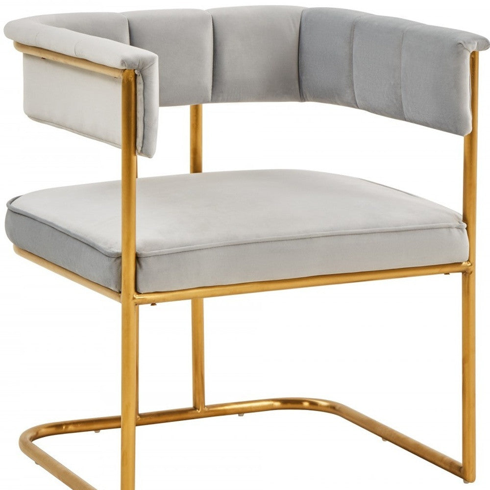 Gray Gold Modern Dining Chair-6