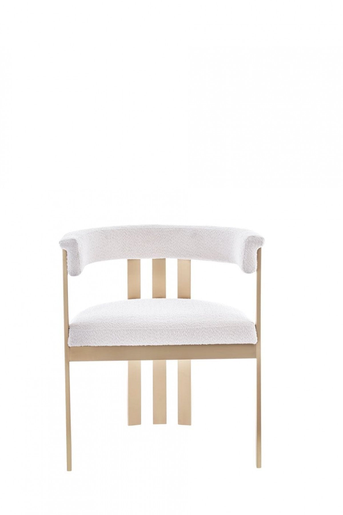 Beige Gold Dining Chair-1