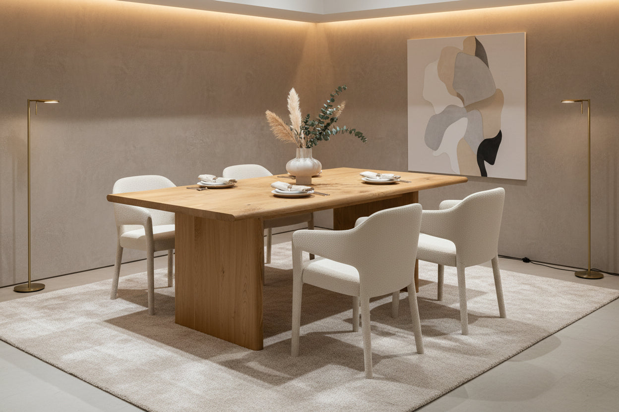 Minimal Solid Dining Table