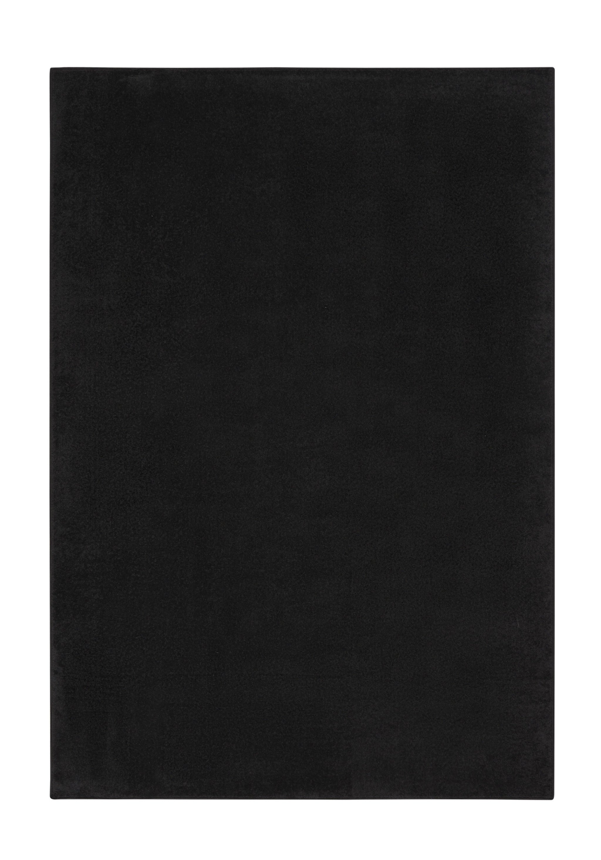 7' X 10' Black Stain Resistant Indoor Outdoor Area Rug-1