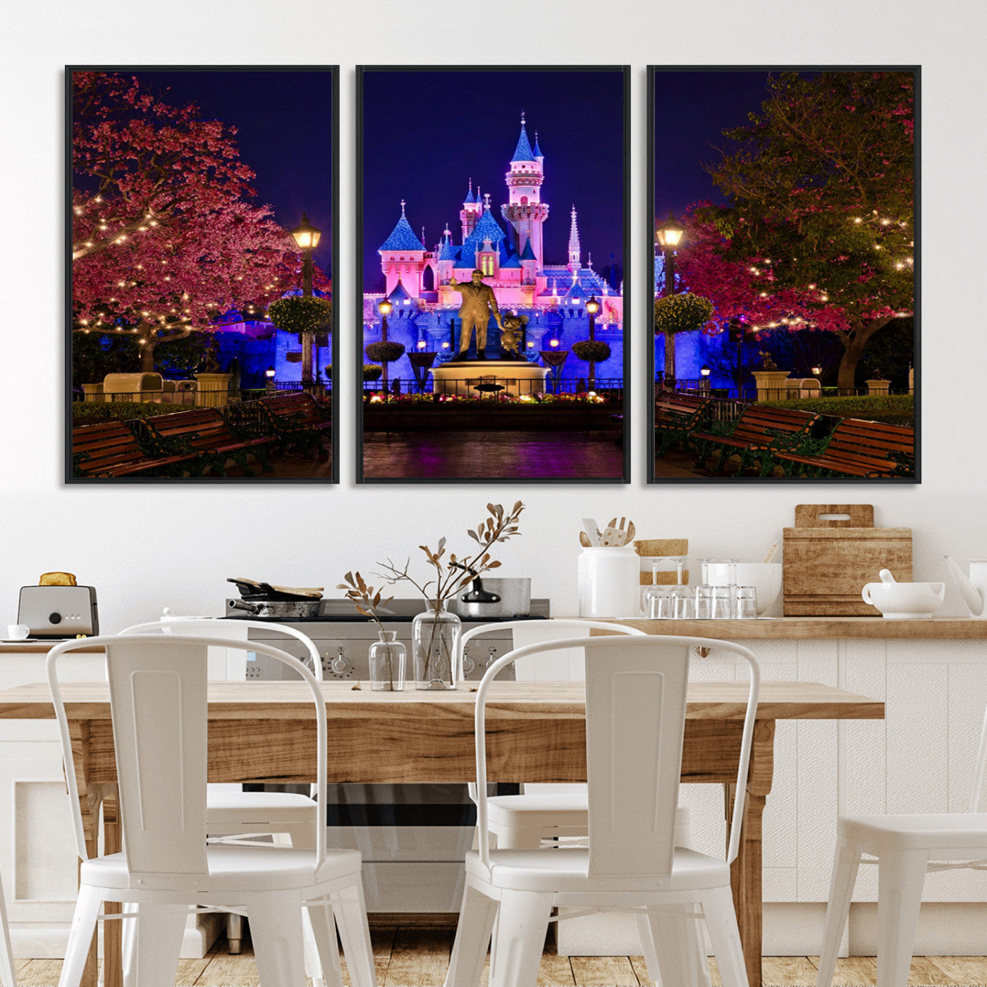 Castle Large Wall Art Disney Magic Kingdom Kids Room Decor -