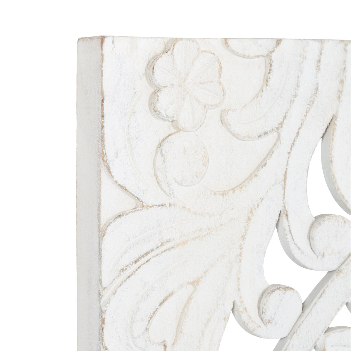 Saanvi Carved Wood Wall Art Set