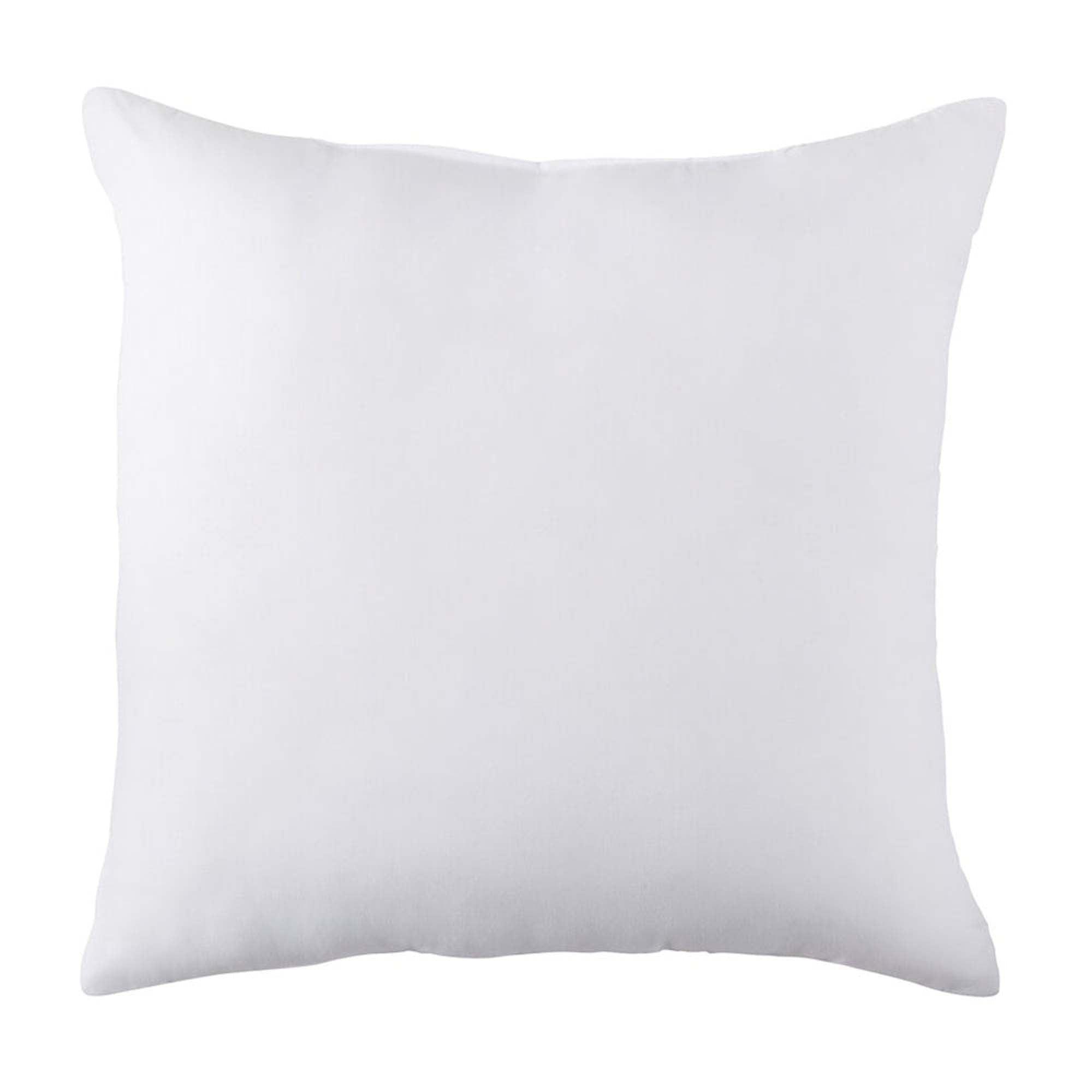 18" X 18" White Blown Seam 100% Cotton Throw Pillow Insert-1