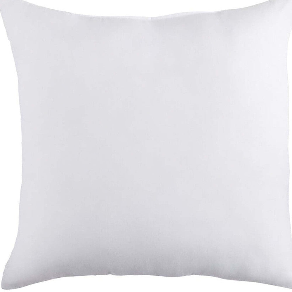 18" X 18" White Blown Seam 100% Cotton Throw Pillow Insert-4