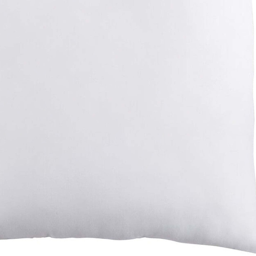 18" X 18" White Blown Seam 100% Cotton Throw Pillow Insert-3