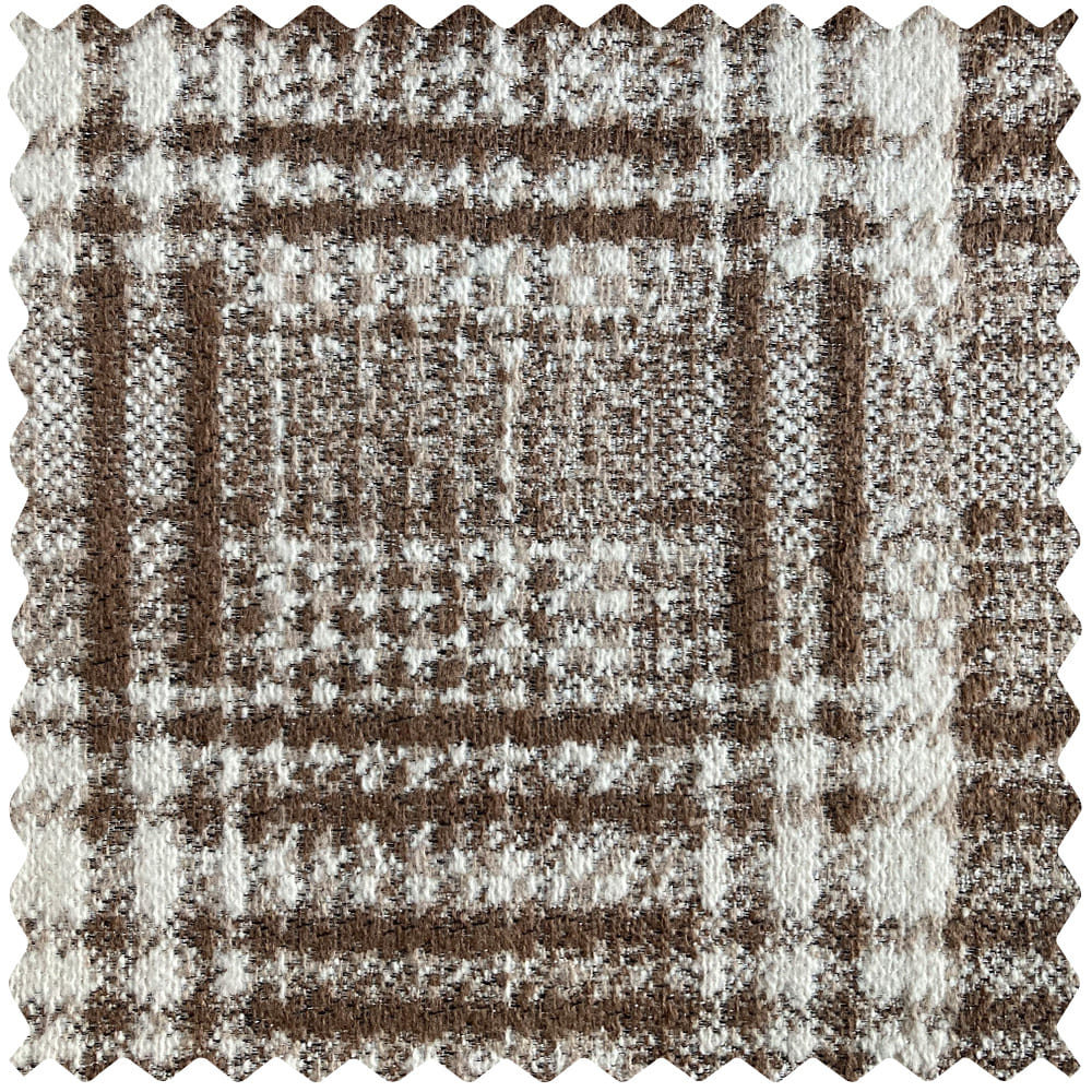 Hadley Modern Vintage Brown Plaid Curtains