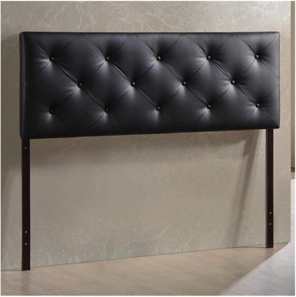 Elegant Modern Faux Leather Upholstered Headboard for Bedrooms