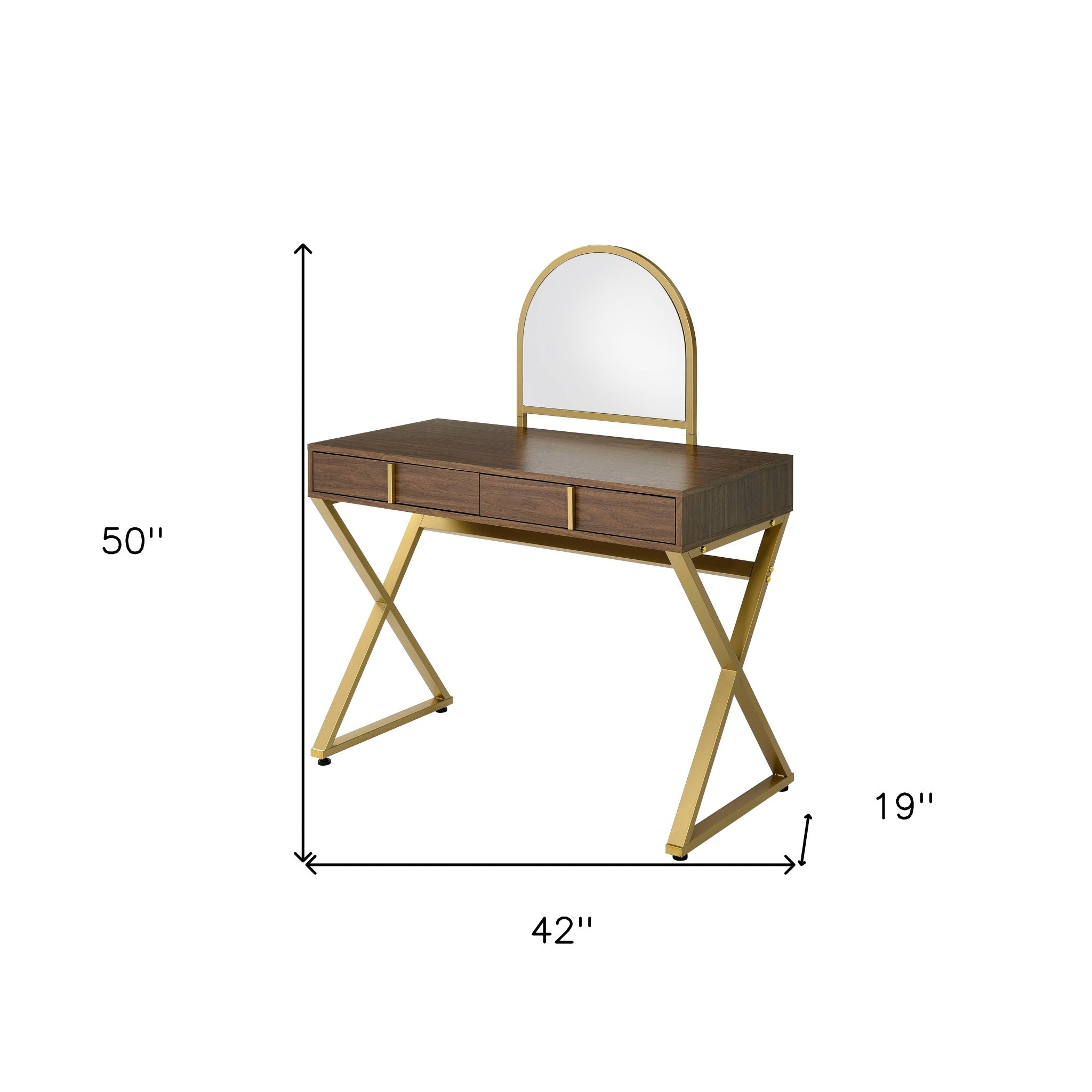 42" Vanity Table with Mirror-5