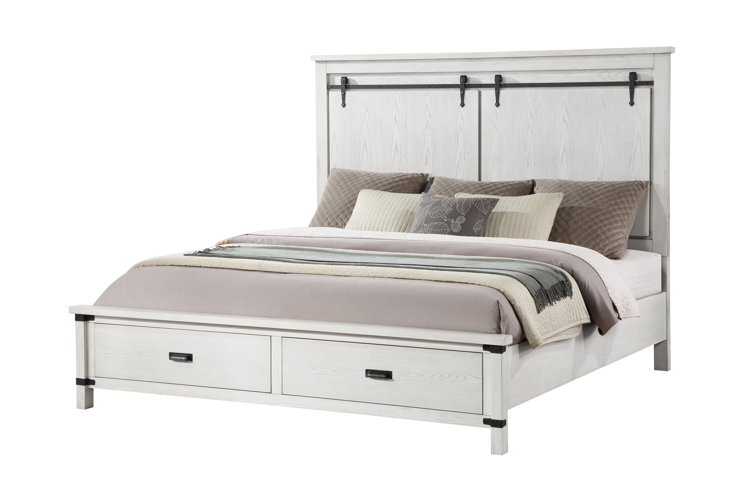 Loretta Modern Style 4 Pc Queen Bedroom Set-2