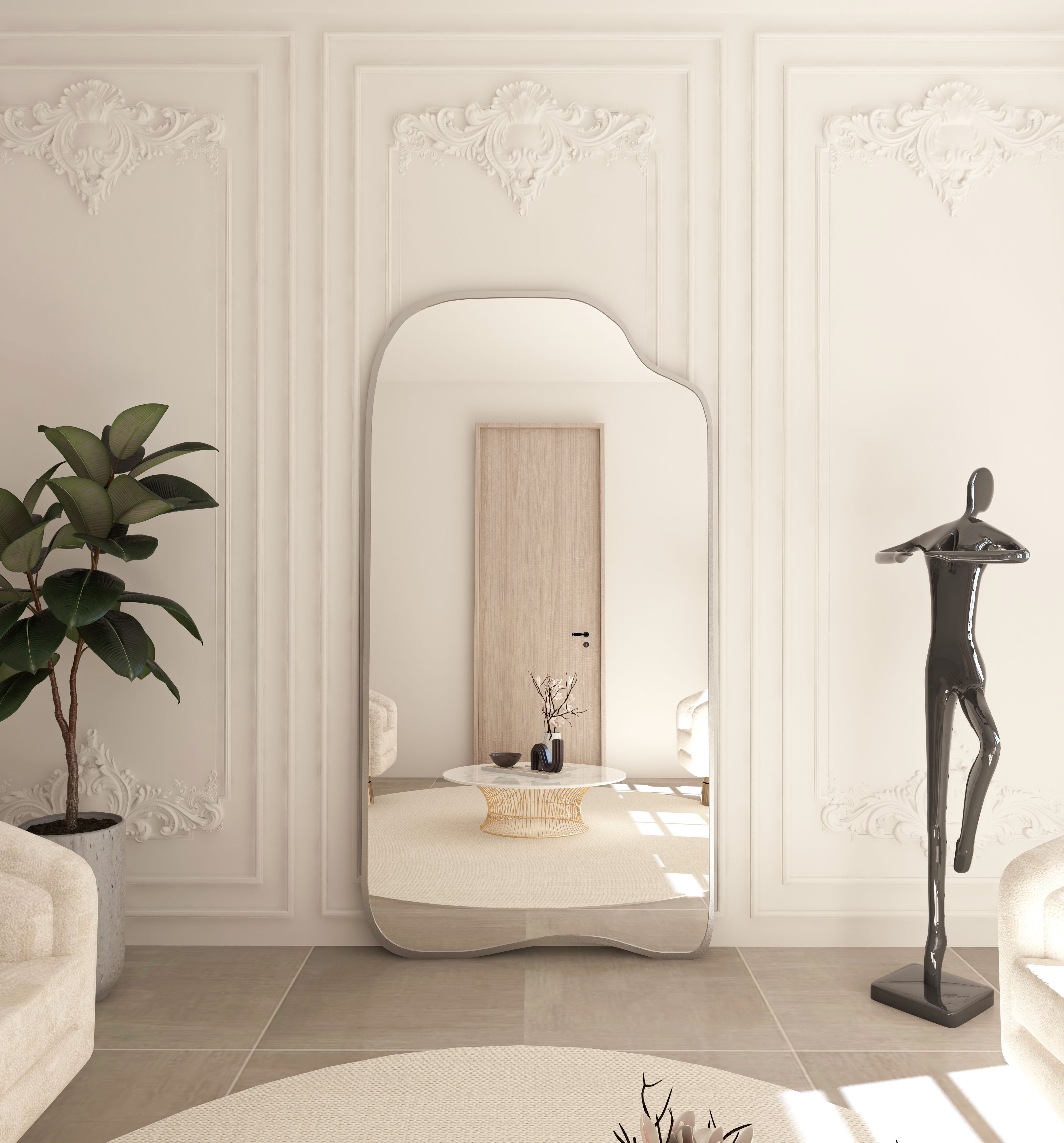 Asymmetrical Full Length Mirror Tall Body Mirror