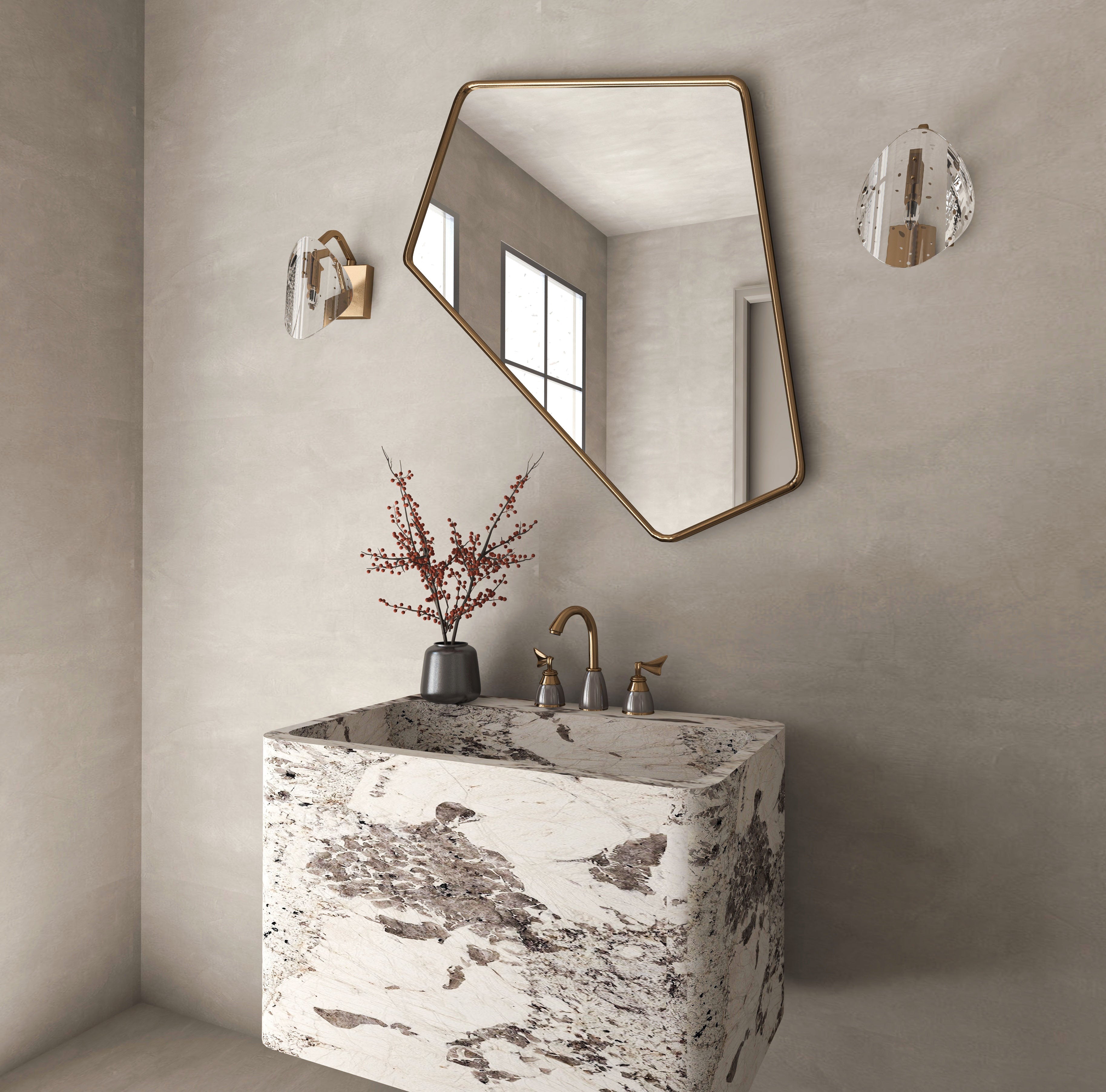 Irregular Angled Mirror