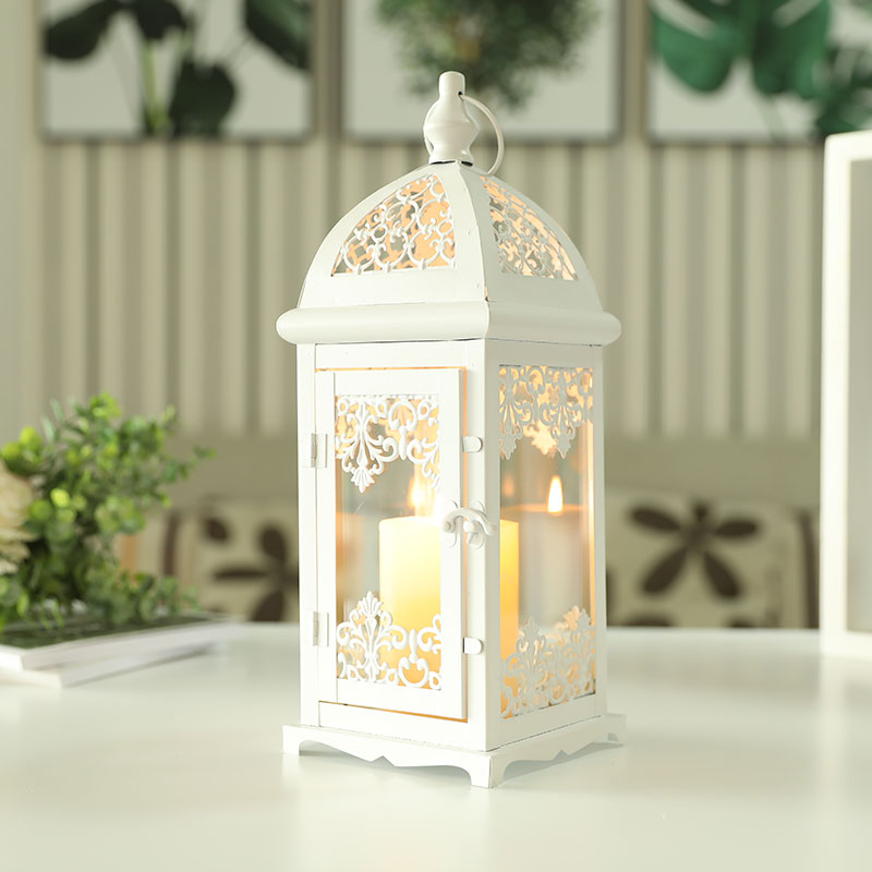 15" High Decorative Candle Lantern-0