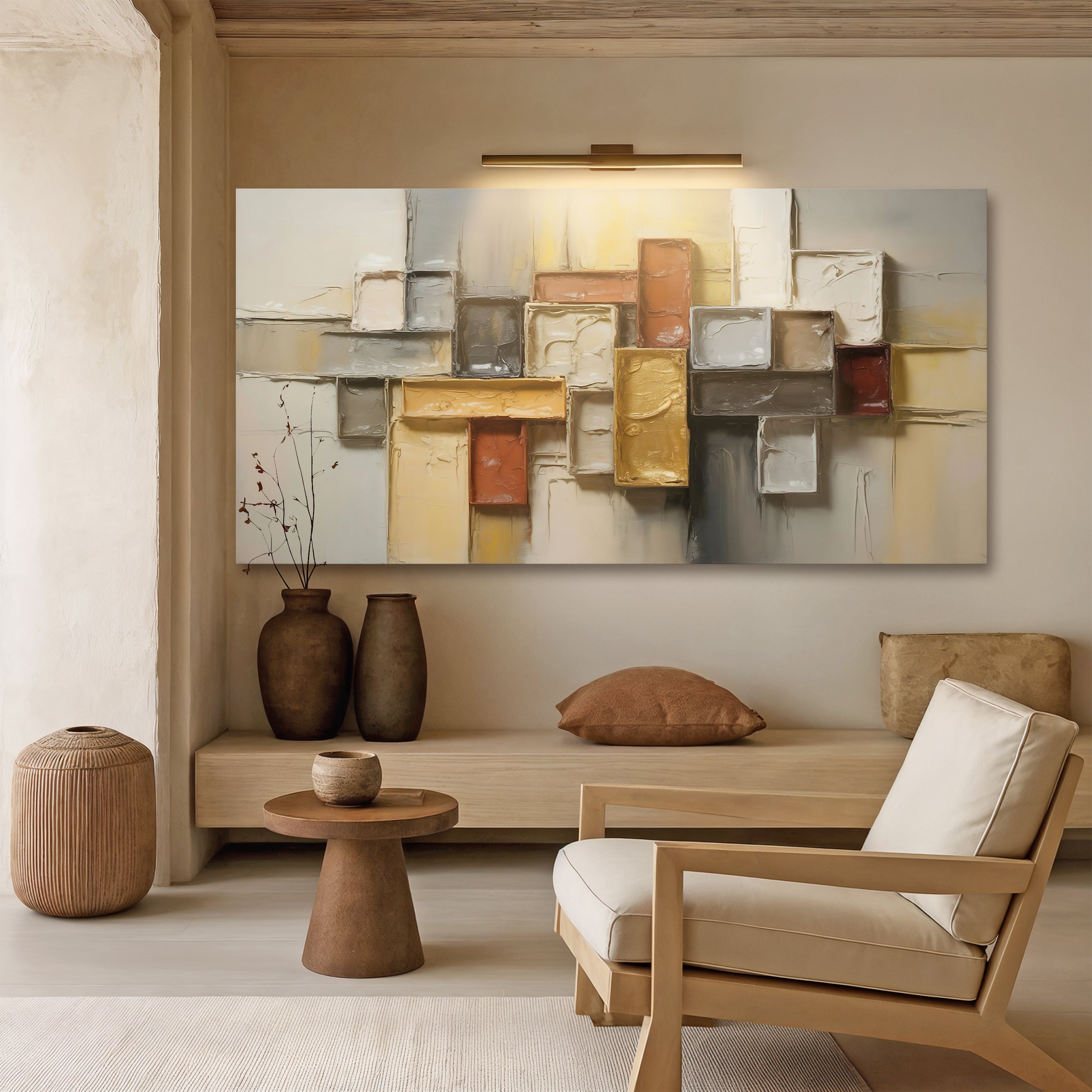 Shape Pattern Minimalist Abstract Wall Art