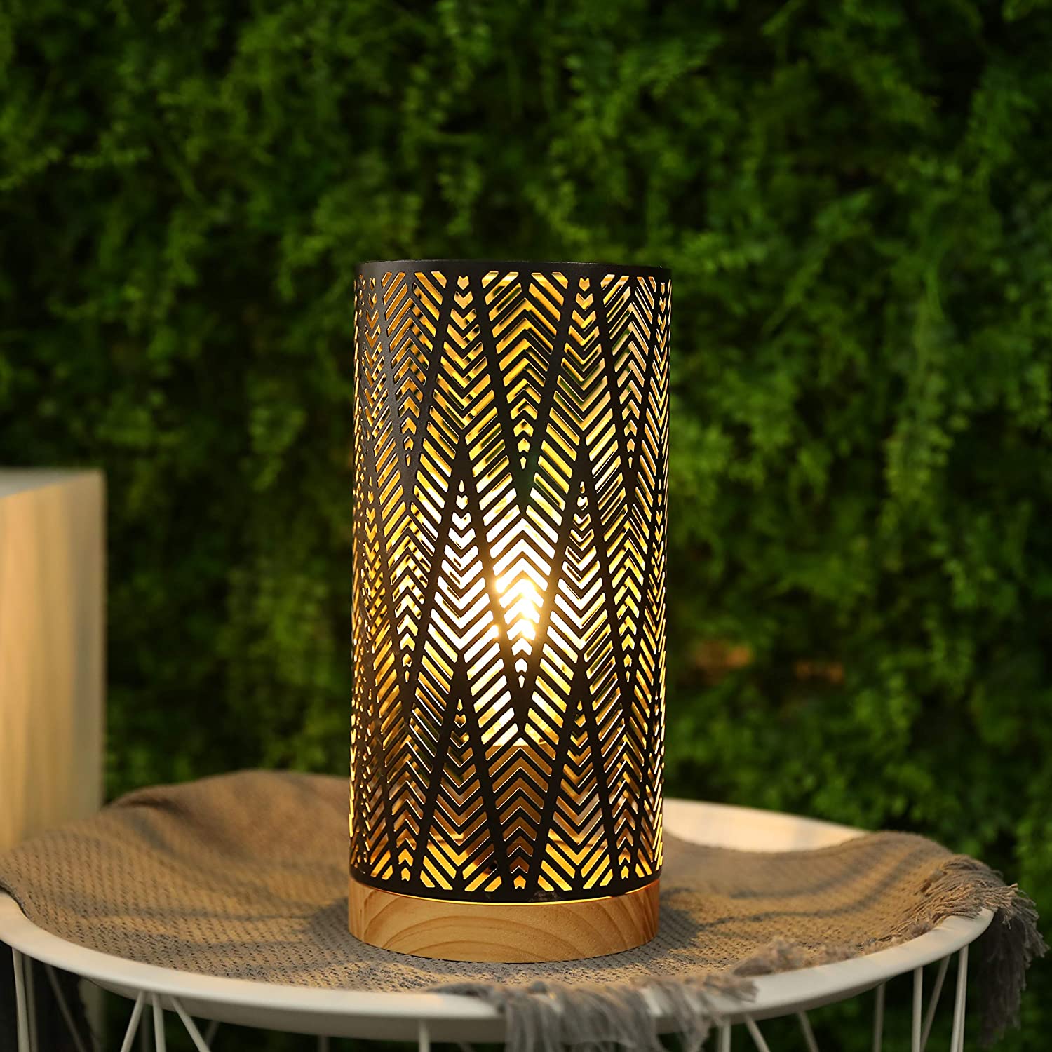 11''High Battery Powered  Metal Lamp-3