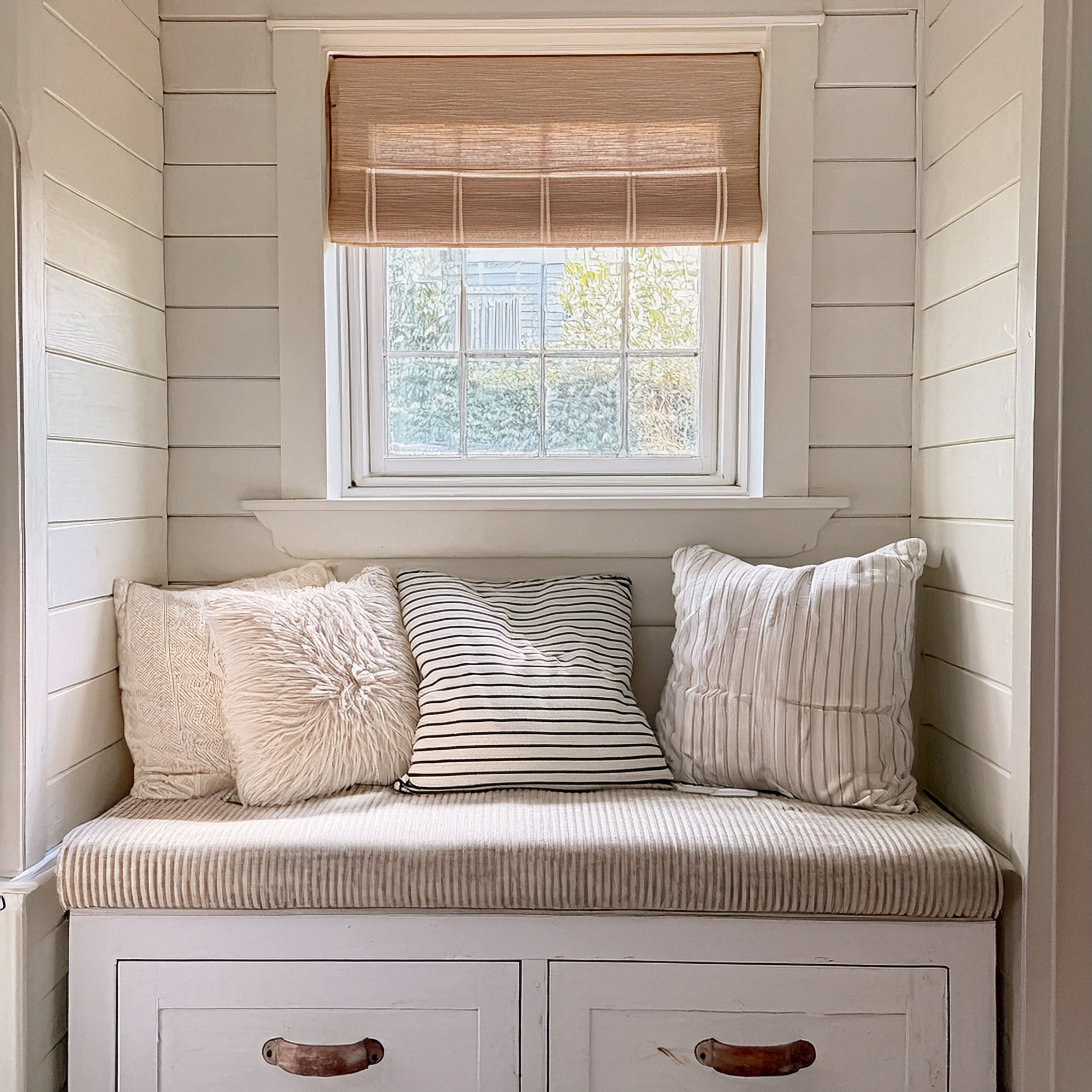 Custom 5 Inch (12.5cm) Rectangular Foam Bench, Seat & Sofa Cushions | Made to Measure in Cotton Velvet, Linen or Organic Cotton for Indoor & Outdoor Furniture-1