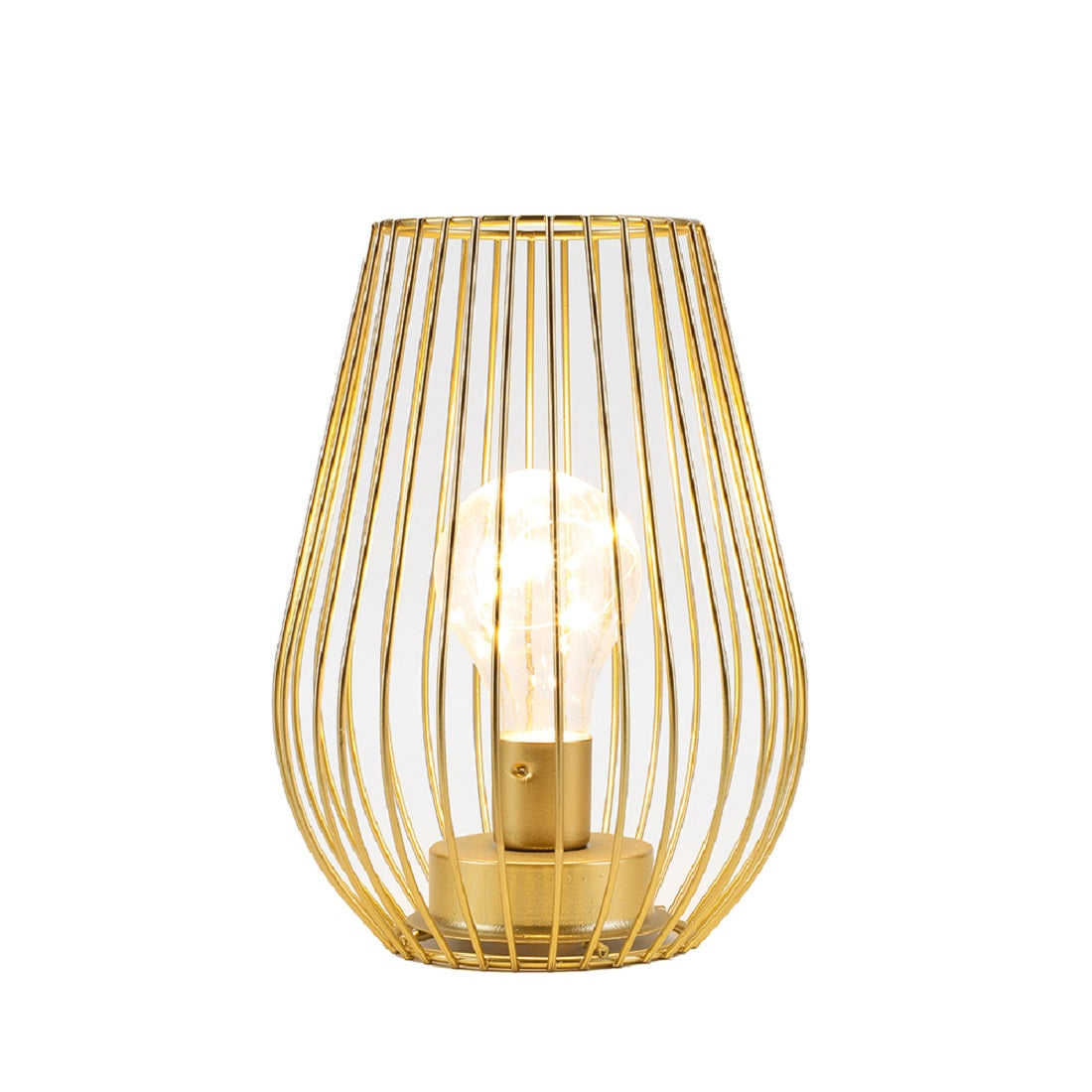 8'' Tall Cage ShapeTable Lamp Battery Lanterns-5