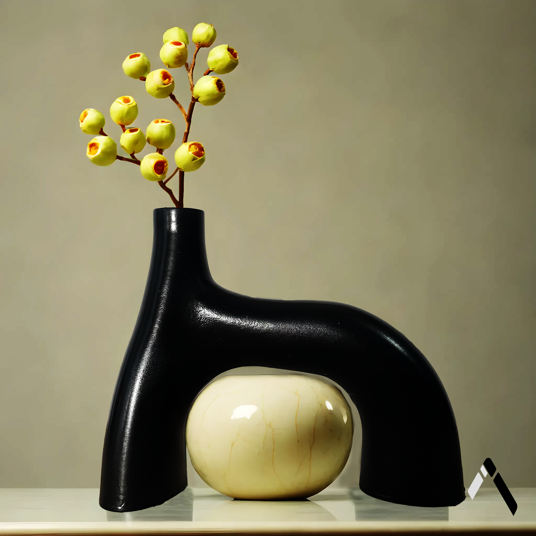 Twilight Dual Black Vase-2