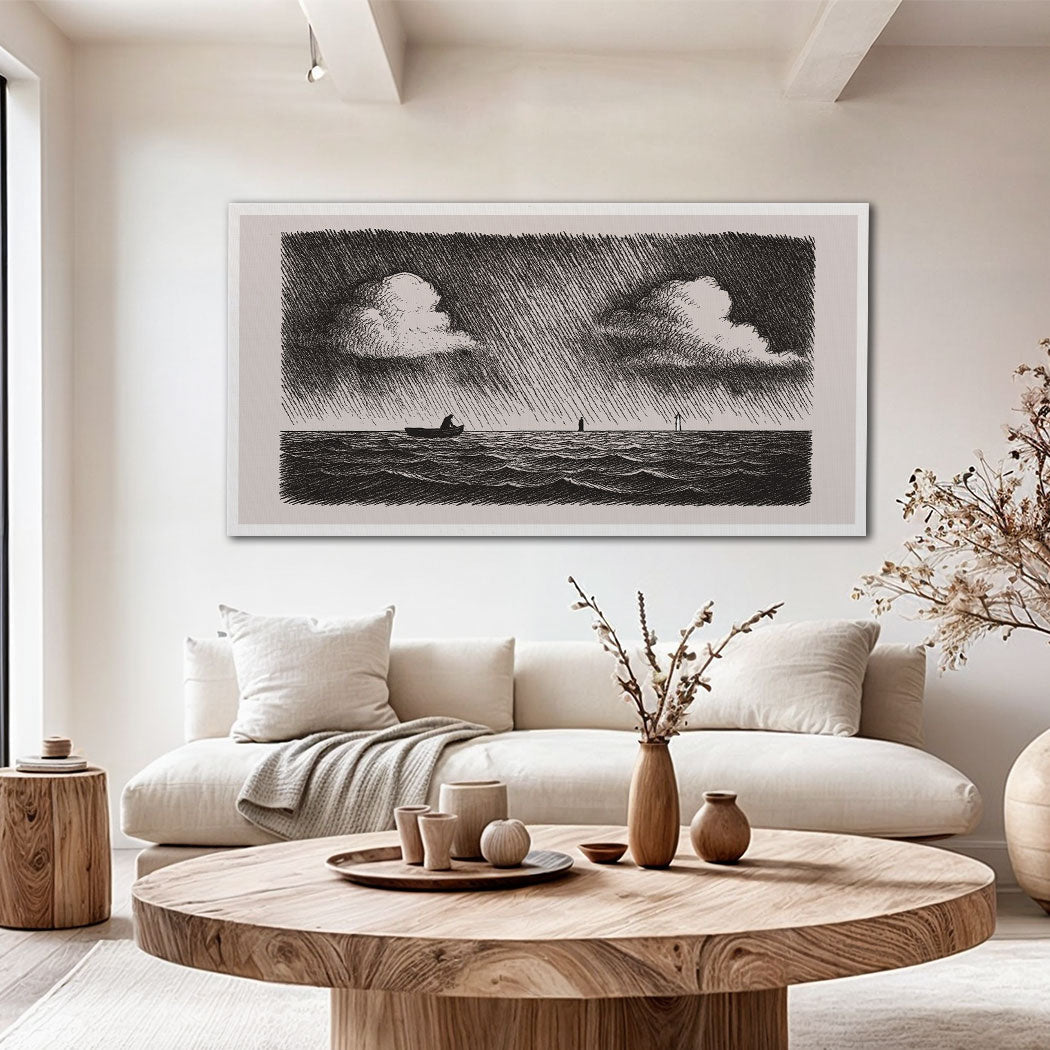 Jesus Walking On Water Faith Wall Art III