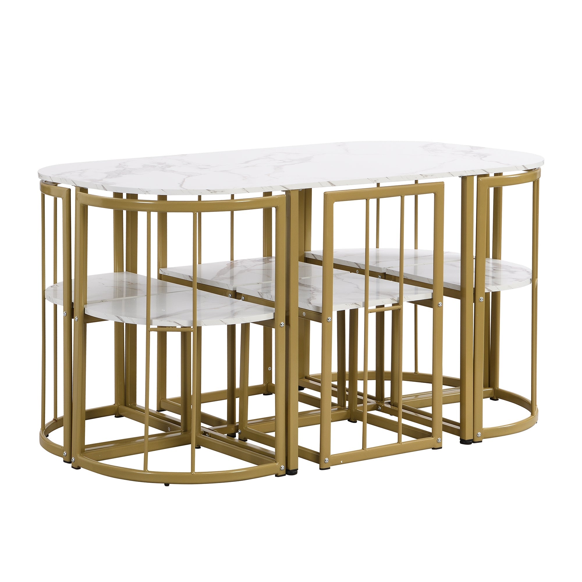 Modern 7-Piece Dining Table Set