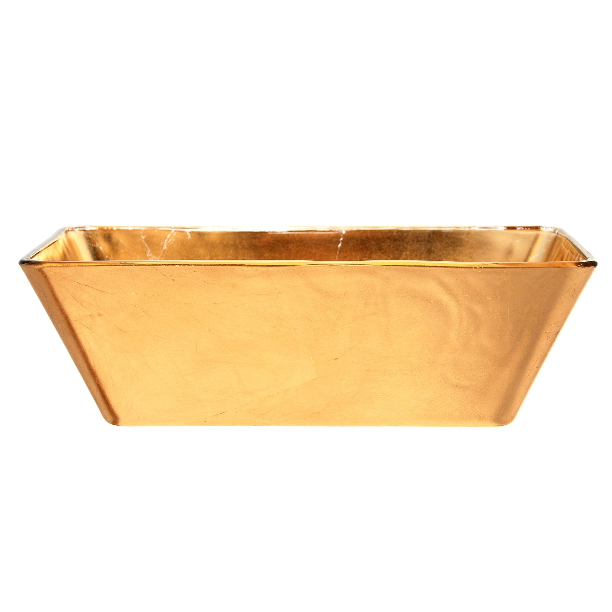 Greek Gold Gilded 13" Rectangular Bowl-4