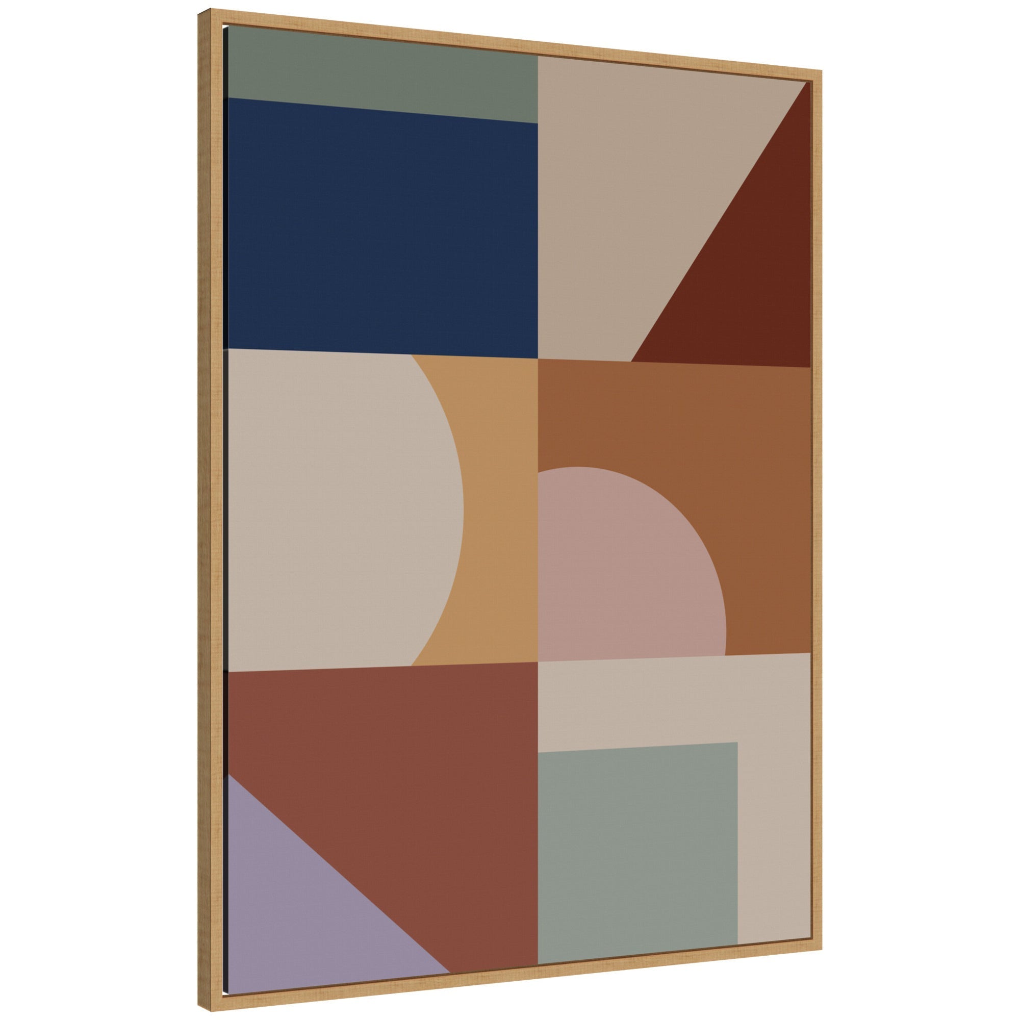 Modern Bohemian Pattern 1 by The Creative Bunch Studio Framed Canvas Wall Art Print