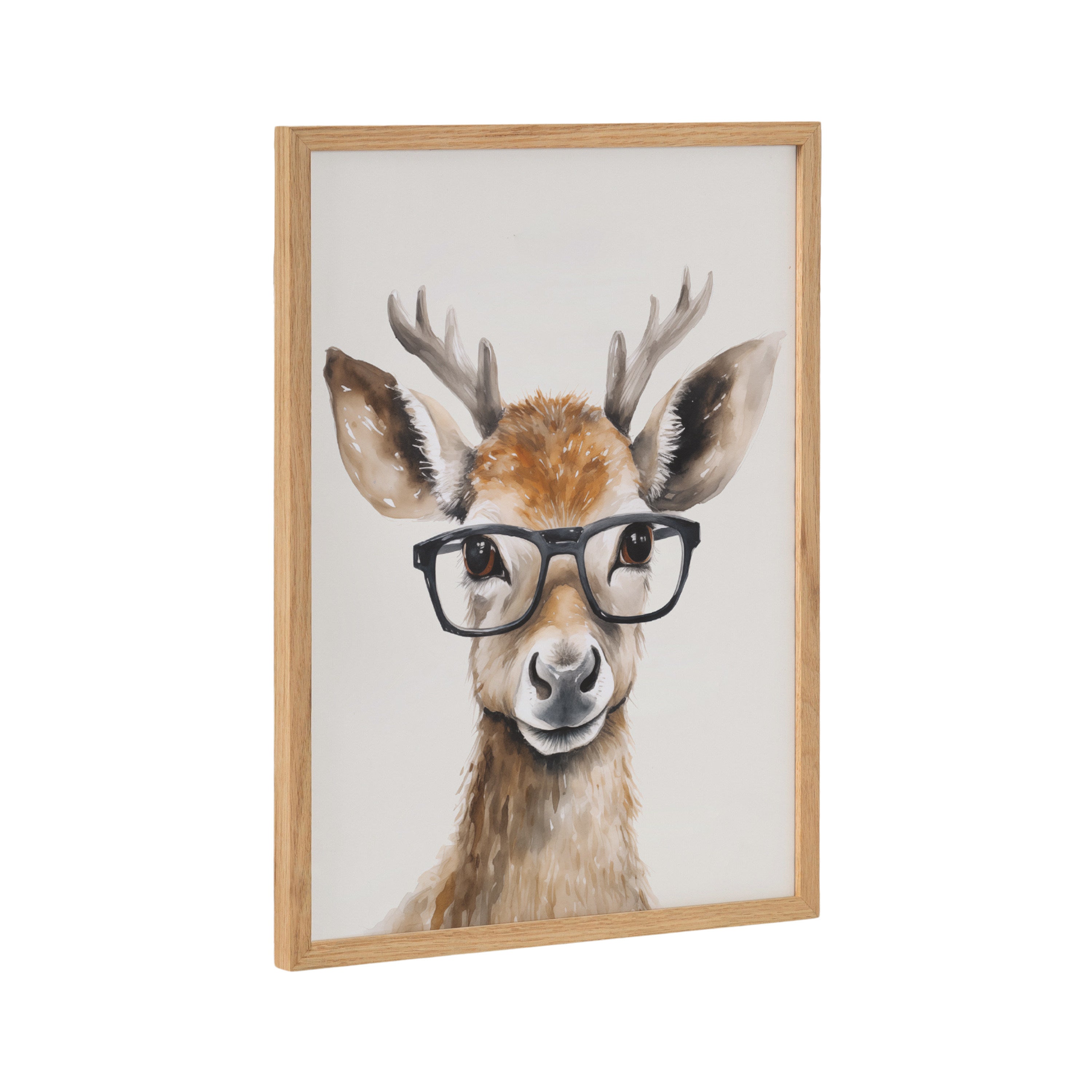 Gallery Cute Deer Wearing Glasses Print by The Creative Bunch Studio