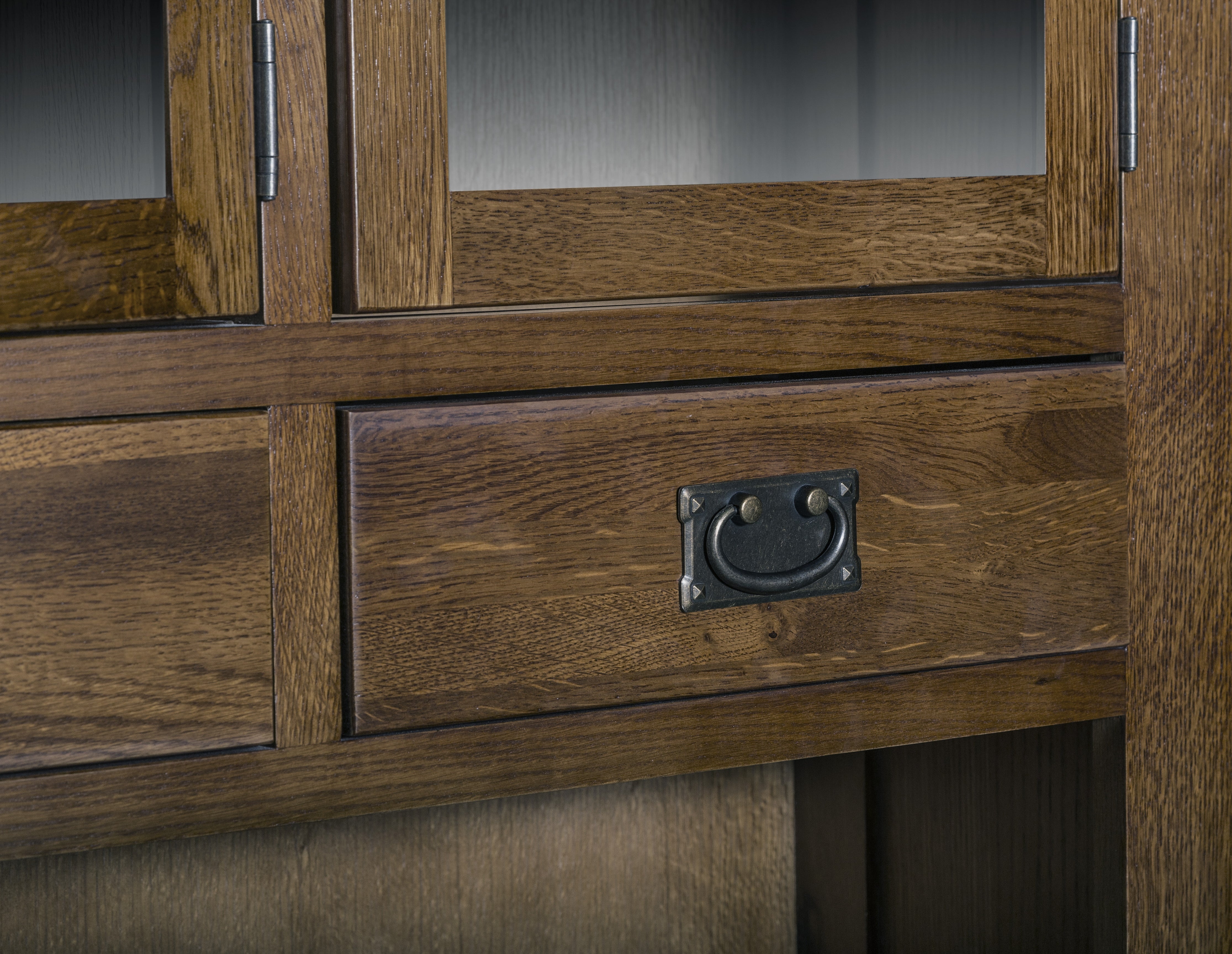 Mission 6 Door & 6 Drawer China Cabinet - Walnut - 59"