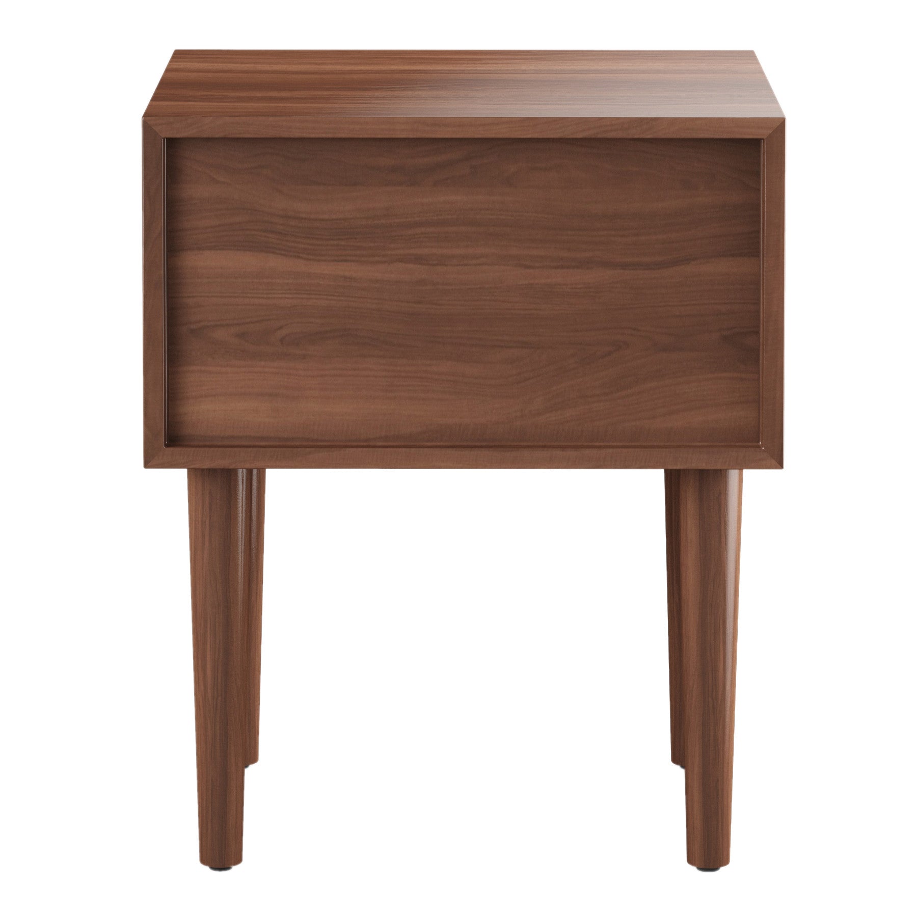 20" Wood Brown Two Drawer Nightstand-2