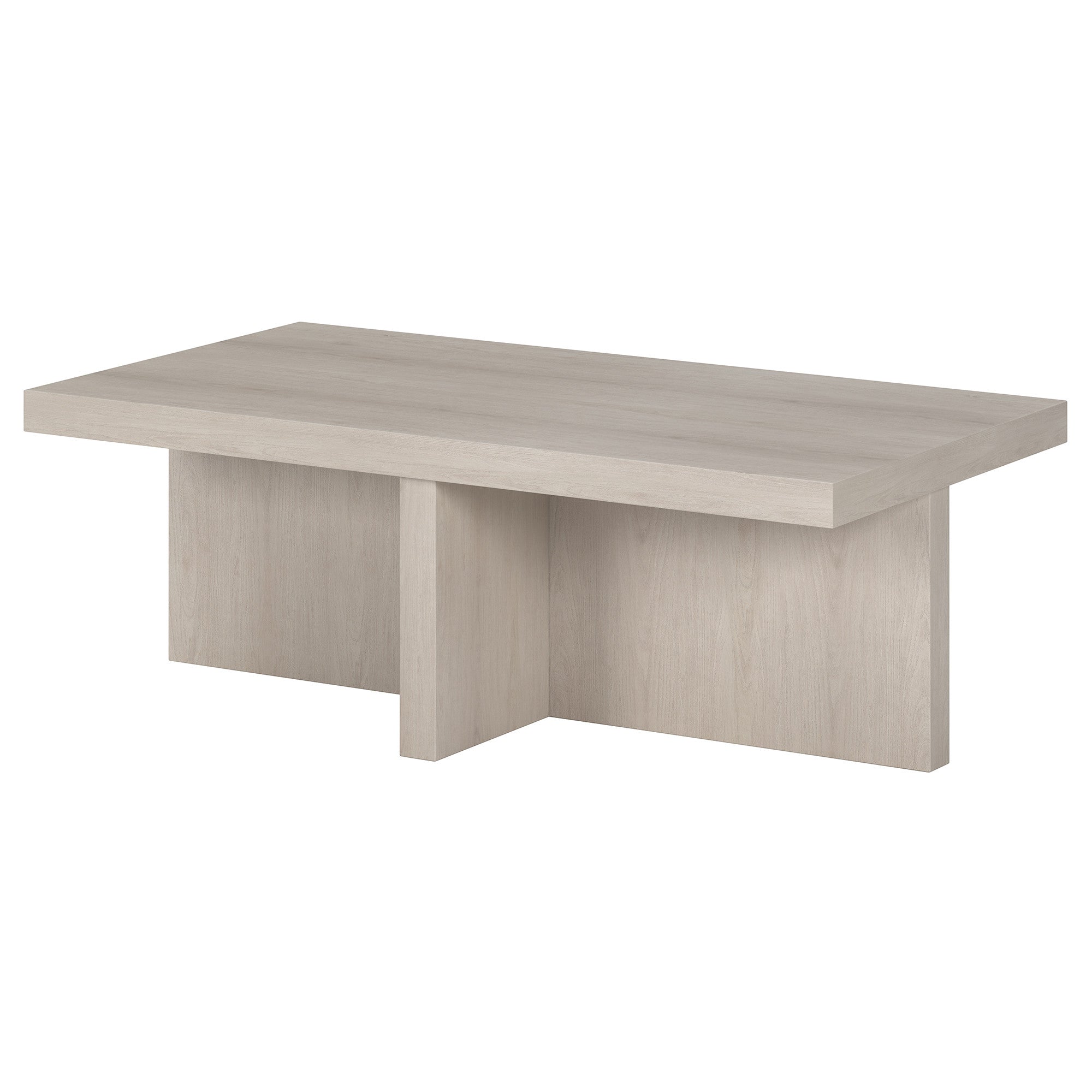 44" Alder White Coffee Table-3