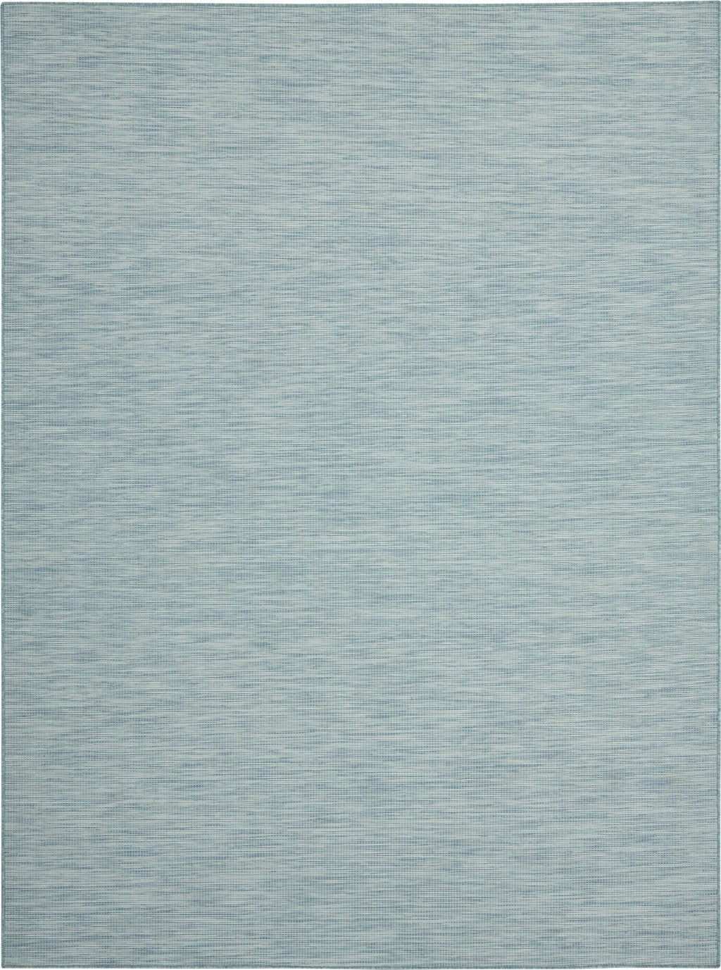 8' X 10' Aqua Power Loom Area Rug-1