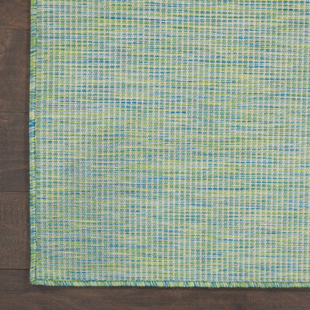 7' X 10' Blue Power Loom Area Rug-0