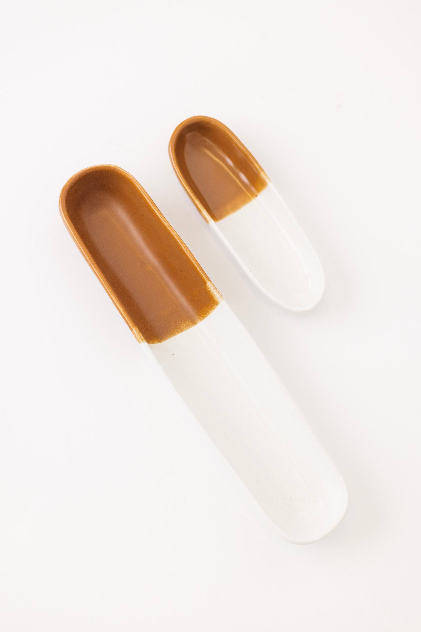 Waylon Olive Bowl - Brown/White - Set of 2