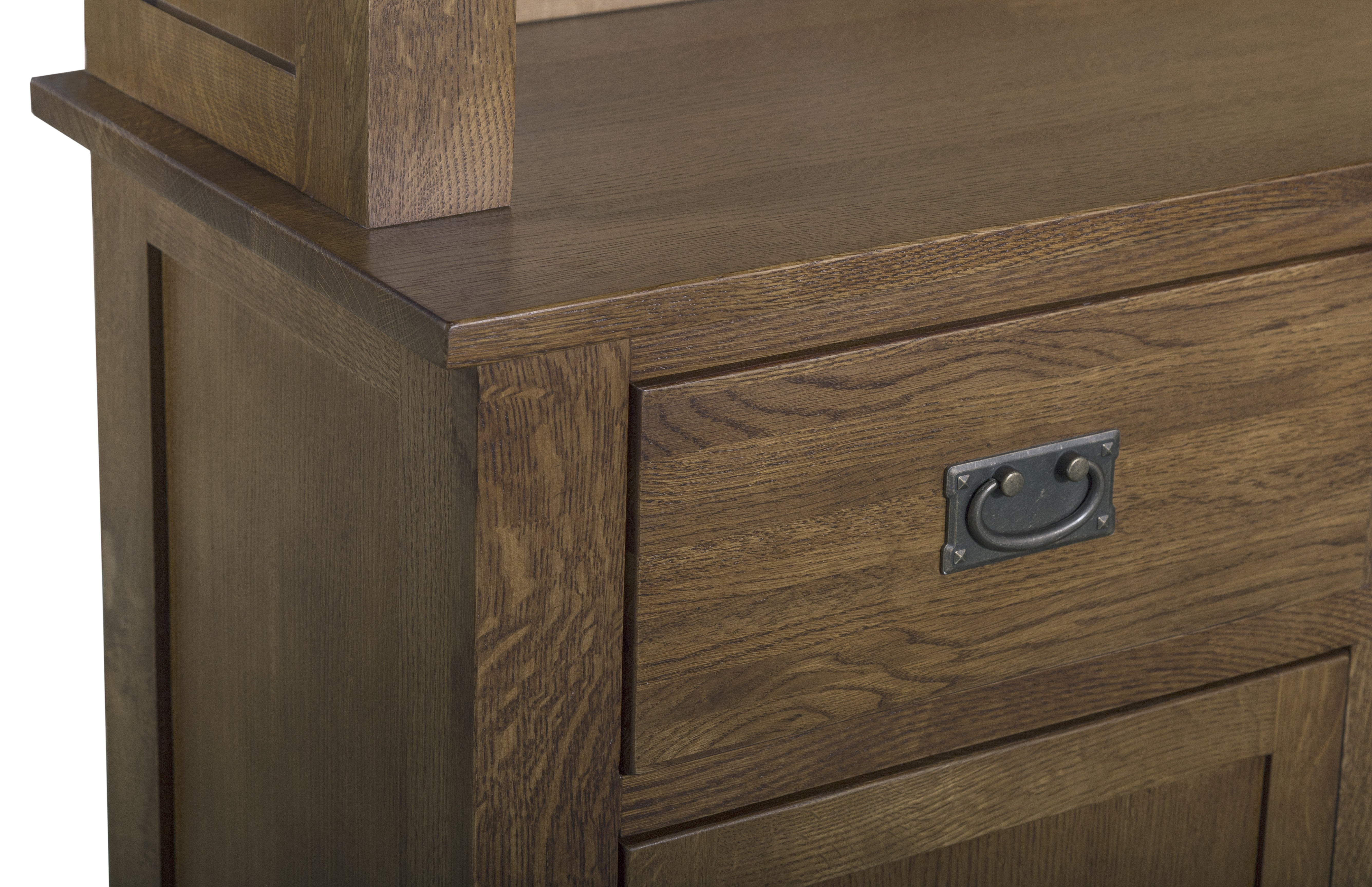 Mission 6 Door & 6 Drawer China Cabinet - Walnut - 59"