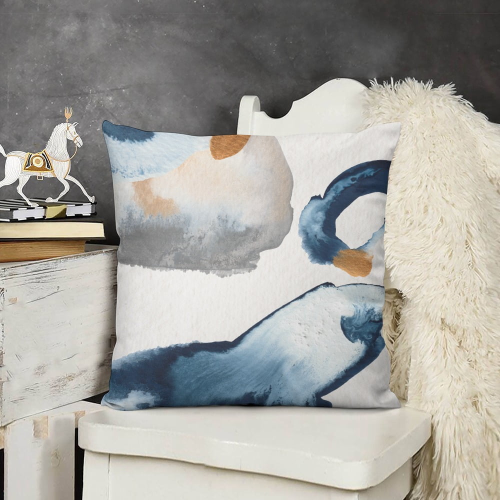 Plush Watercolor Pillowcase