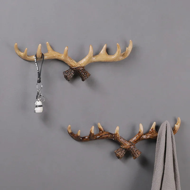 Wall Décor Antlers Hook Key Holder Coat Hooks Towel Wall Hooks