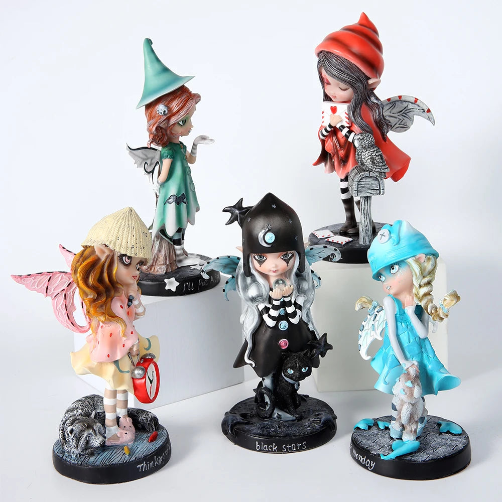 Magic Fairy Garden Ornament Figurine Resin Decor Gift