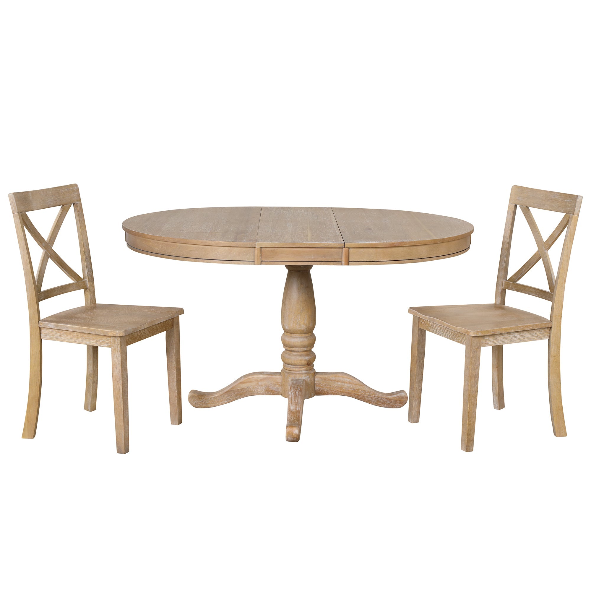 5 Piece Kitchen Table Set for Dining Room ( 4 Chairs + 1 Round Table)